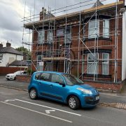 Advanced Scaffolding Services detached house scaffold