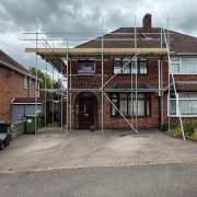 Advanced Scaffolding Services domestic roof access scaffolding